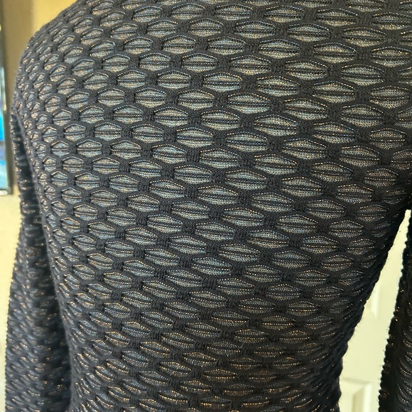 Tory Burch Lorex Wool Navy Blue Sweater - Picture 9 of 11